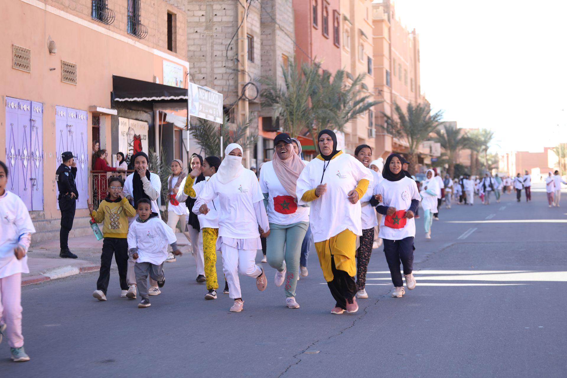 المشاركات في خطوات النصر النسائية بزاكورة